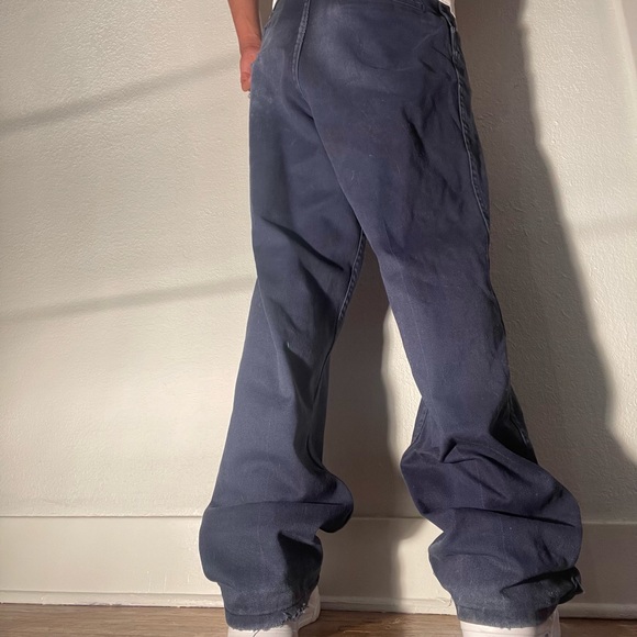 Navy Blue Ben Davis Work Pants - Picture 7 of 15